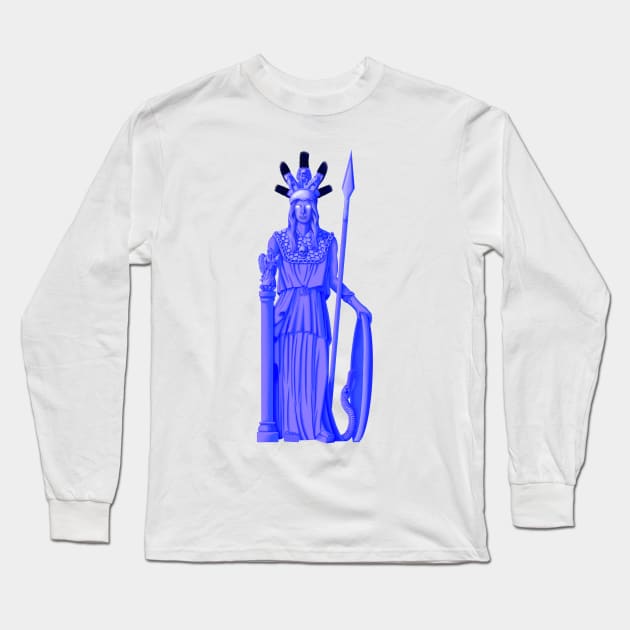 Pallas Athena - Goddess of Wisdom, Strategy and Handicraft Long Sleeve T-Shirt by Art of Arklin